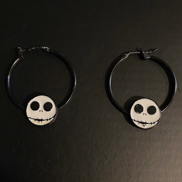🌸Jack Skellington hoop earrings🌸